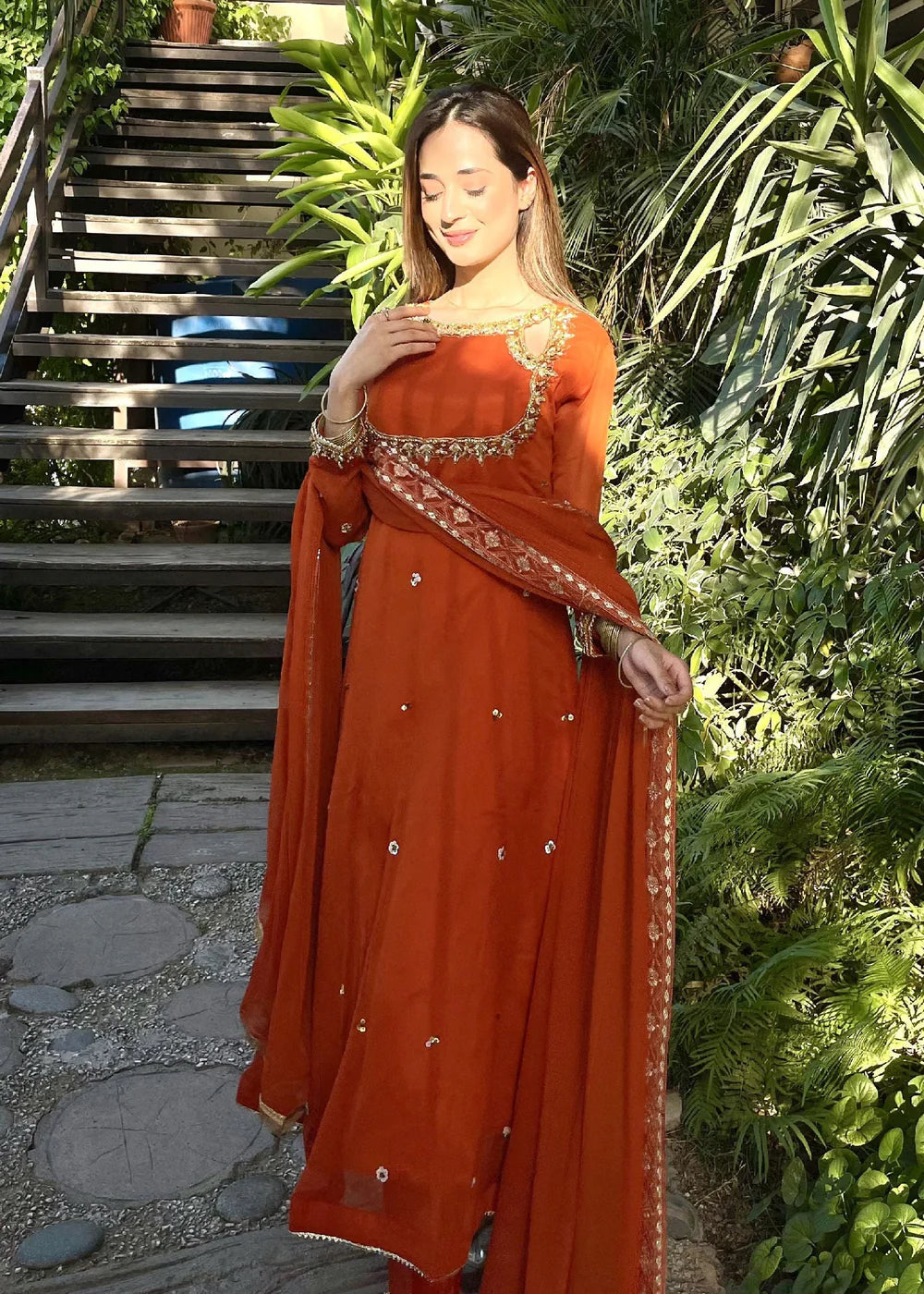 3 Piece Kattan silk Maxi Women's Dress
