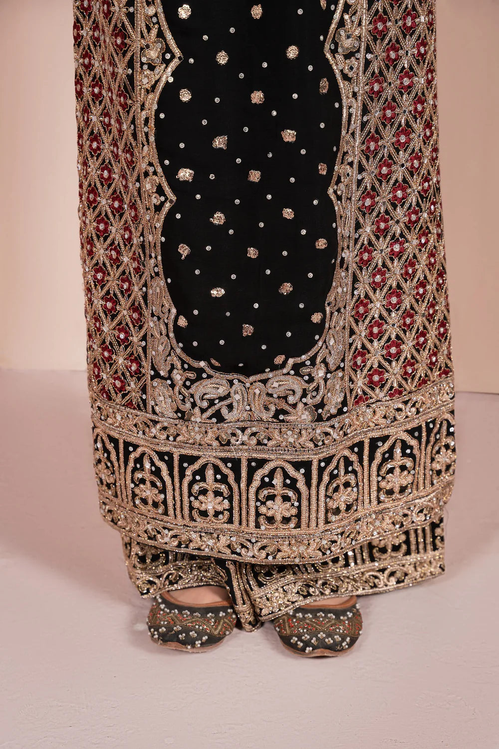 3-PC Chiffon Embroidered Women's Dress