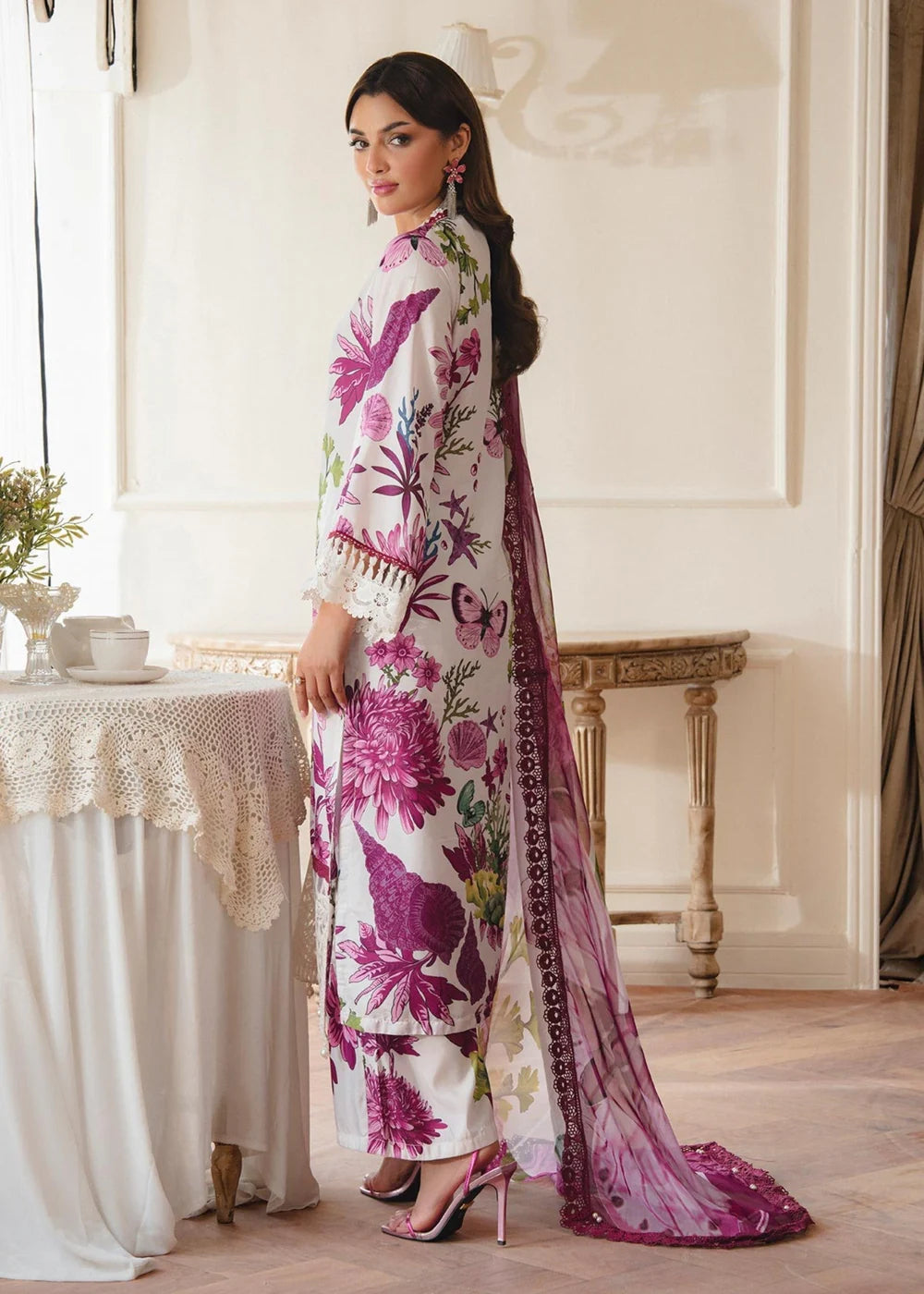 3 Piece Lawn Women's Suit Summer Collection