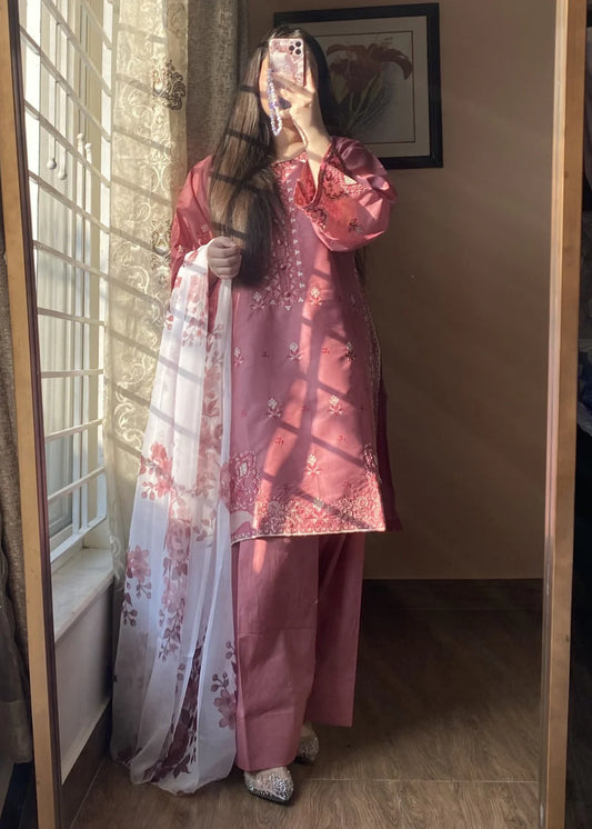 3-pc Lawn Ready to wear Women's Suit