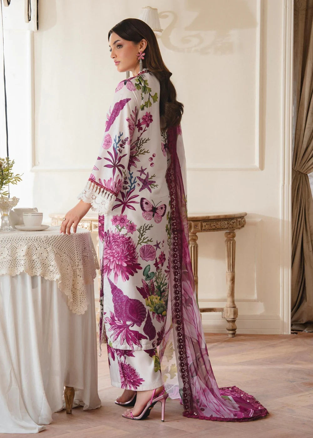 3 Piece Lawn Women's Suit Summer Collection