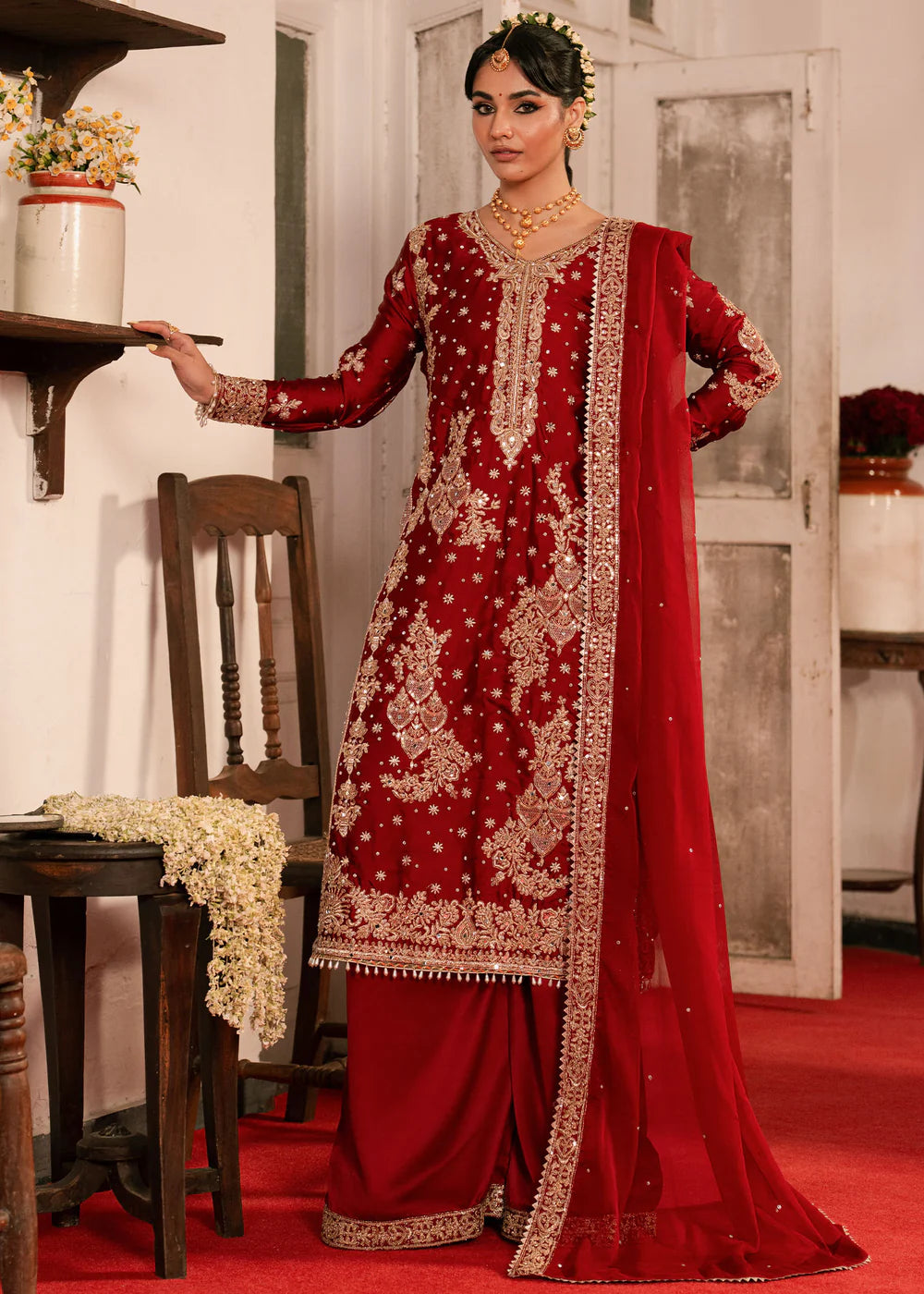 3 Piece party wear Women's Dress