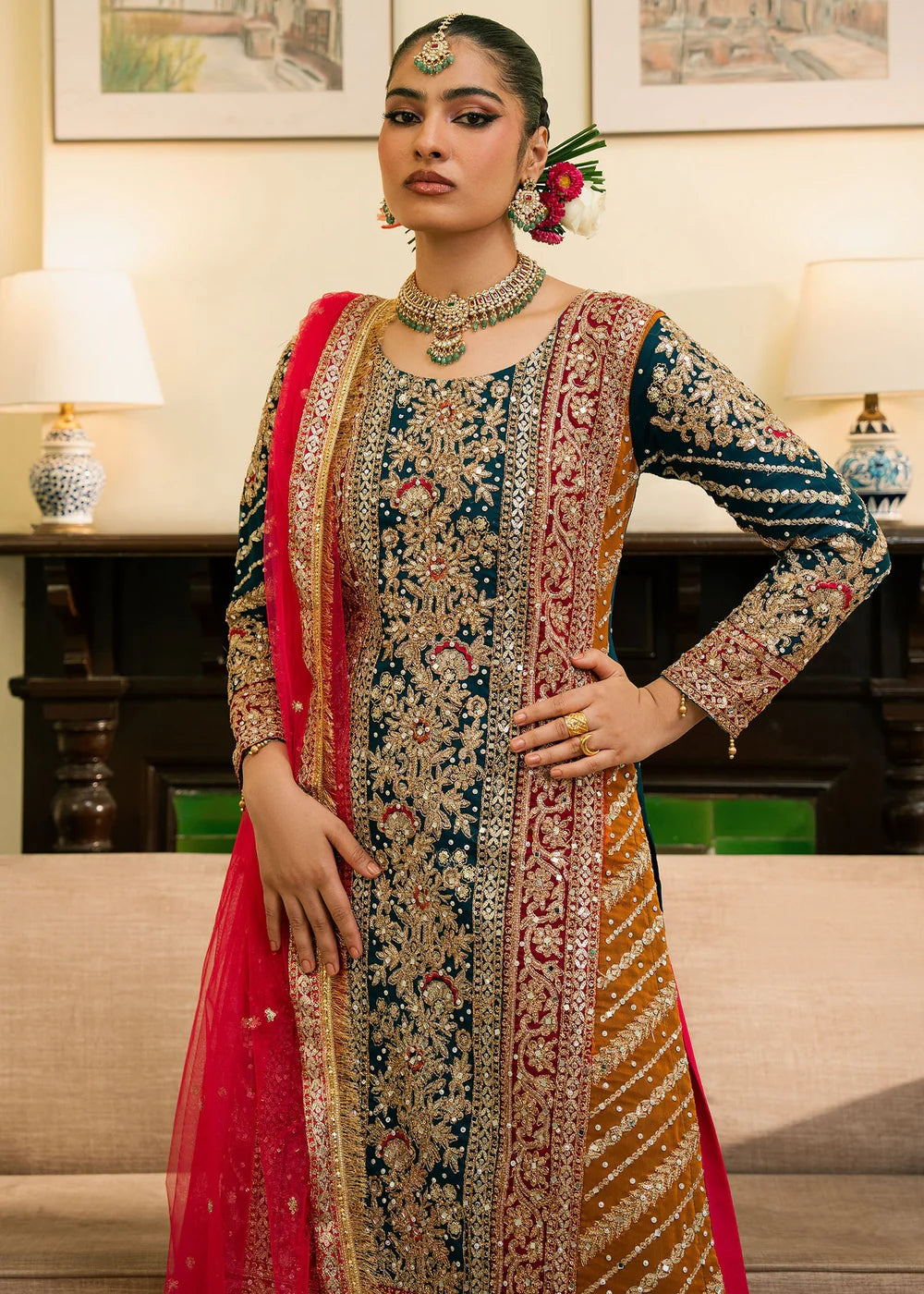 3 Piece Chiffon Women's Dress