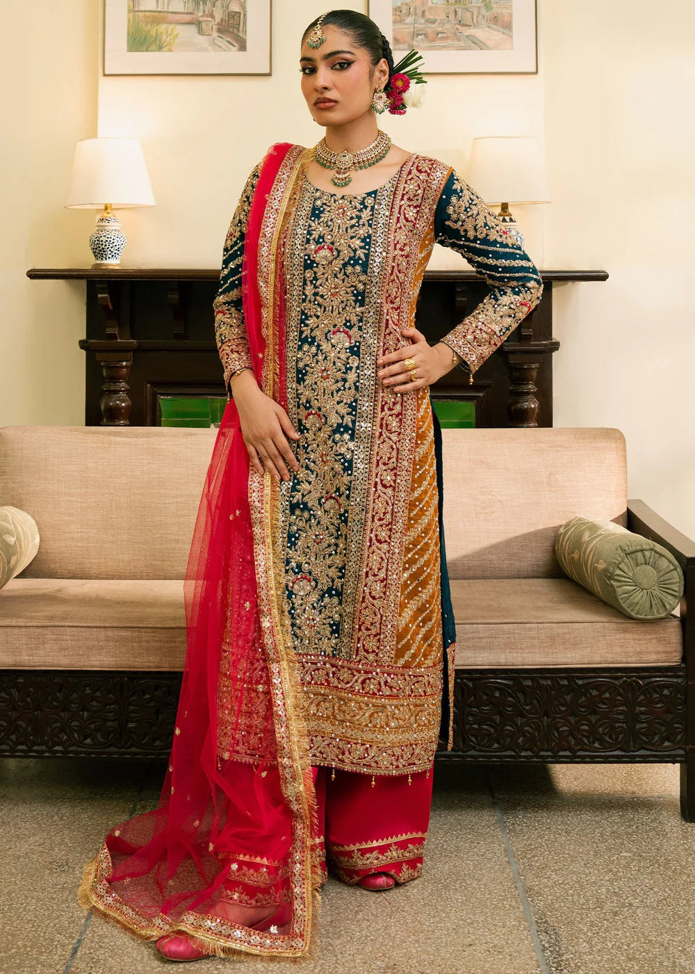 3 Piece Chiffon Women's Dress