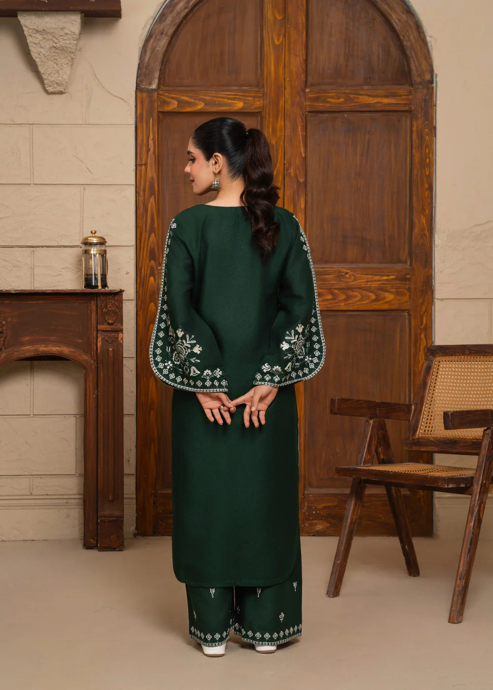 2-PC Lawn Embroidered Women's Suit