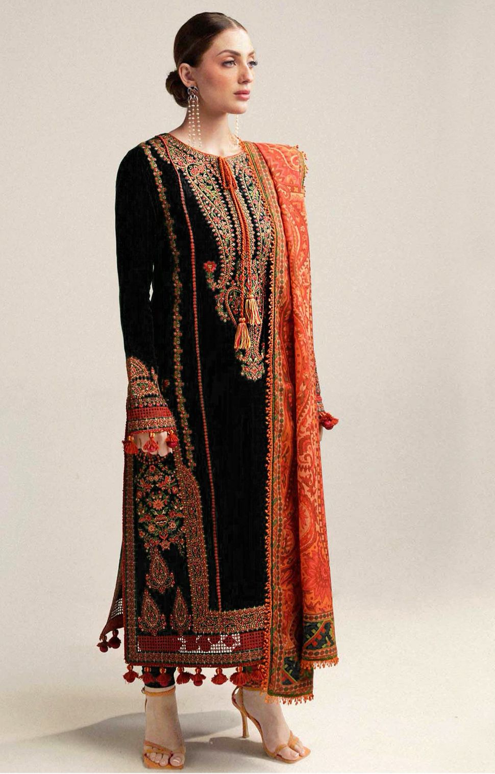 3PIECE Luxury Embroidered Summer Collection