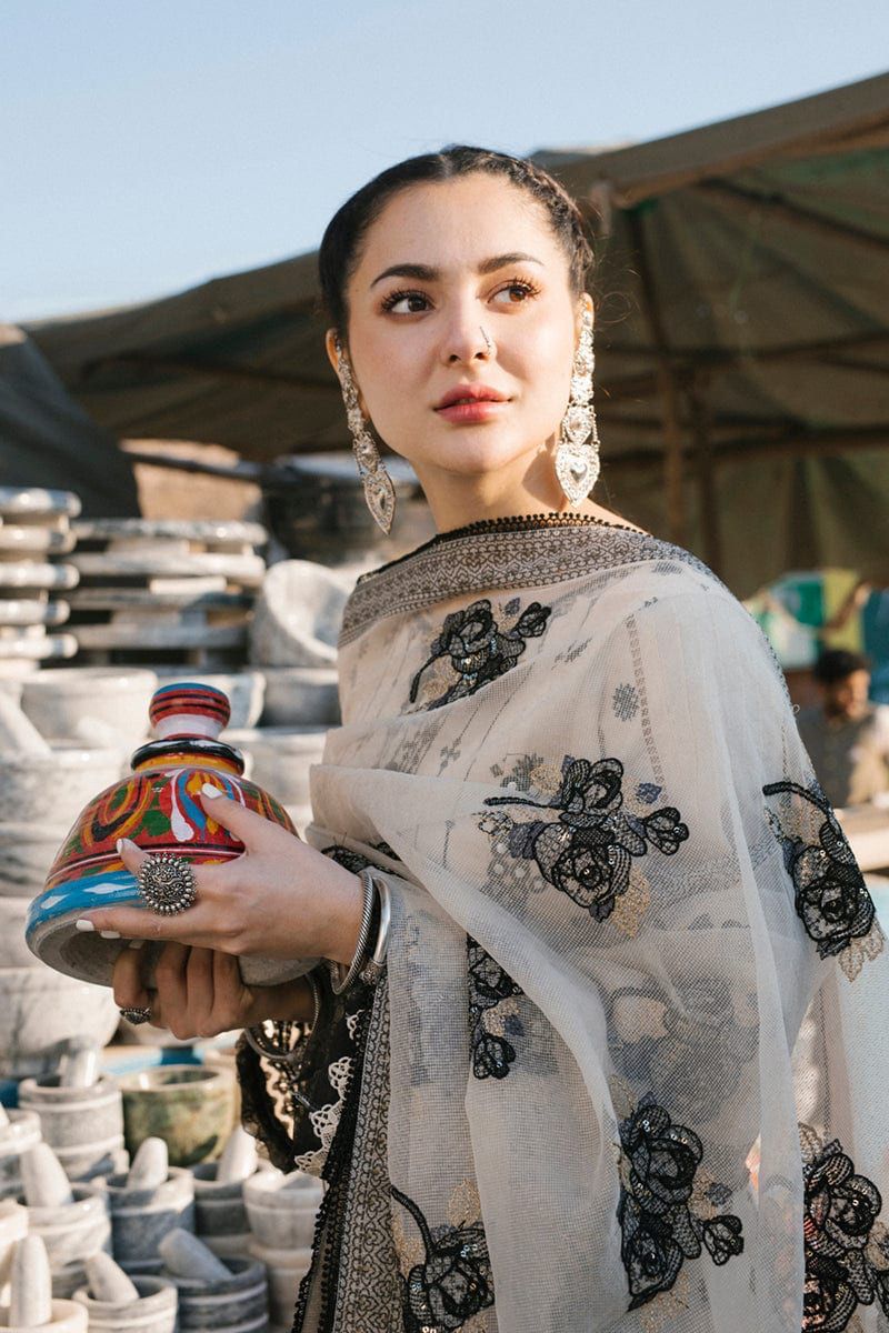 3PIECE QALAMQAR Luxury Embroidered Collection