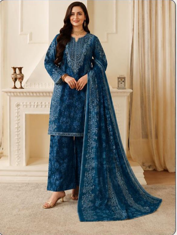 3PIECE Luxury Embroidered Collection