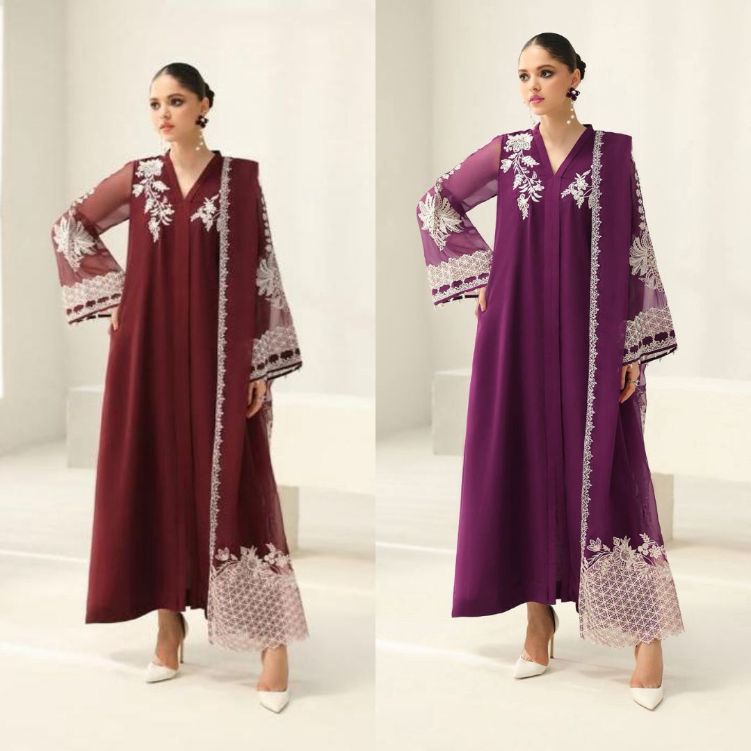 3PIECE Luxury Embroidered