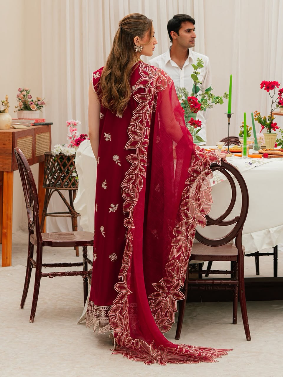 3PIECE Luxury Embroidered Chikenkari Collection