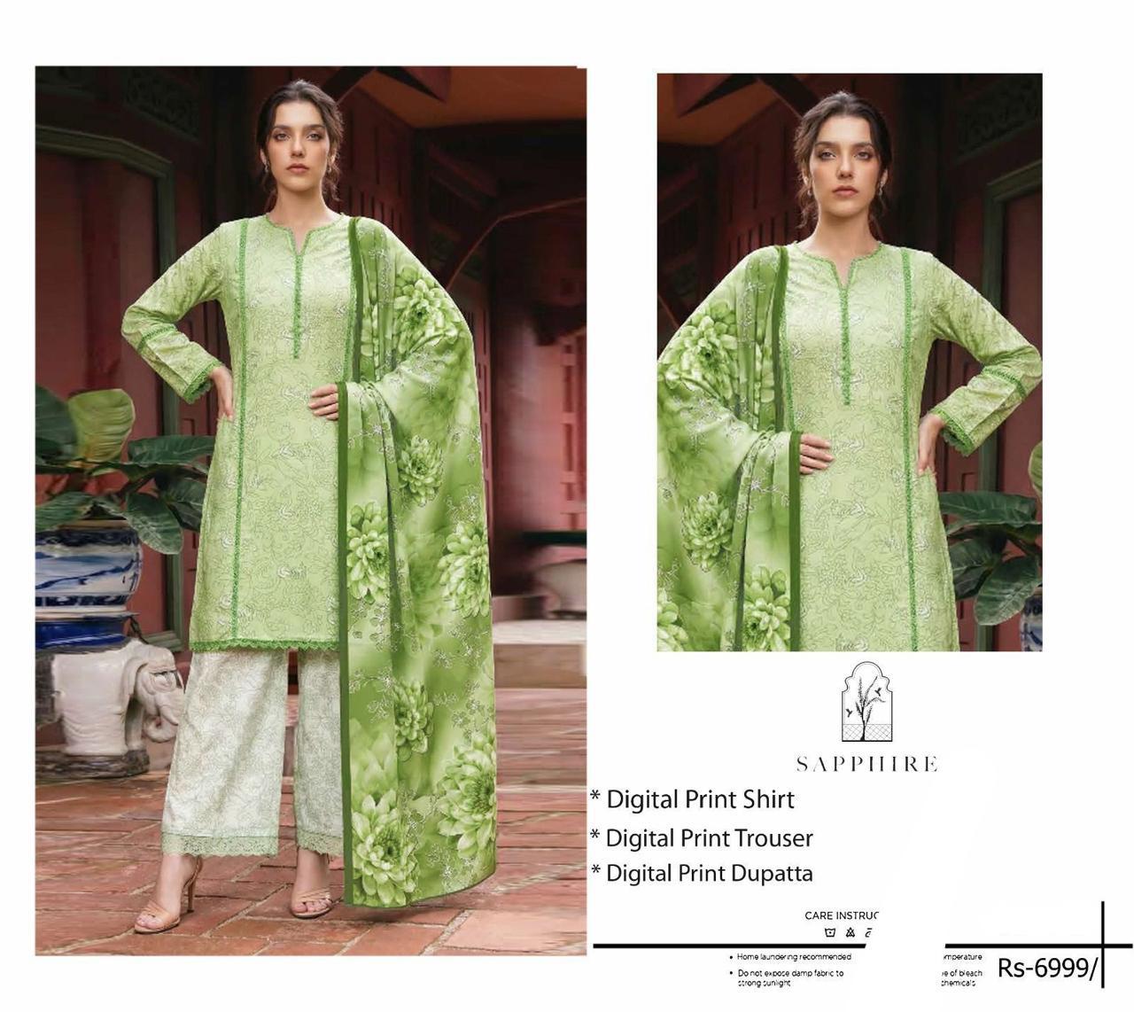 3 Piece Summer Collection Lawn Suit