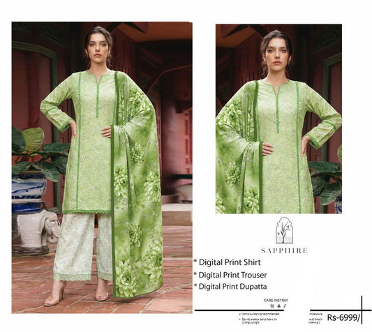 3 Piece Summer Collection Lawn Suit