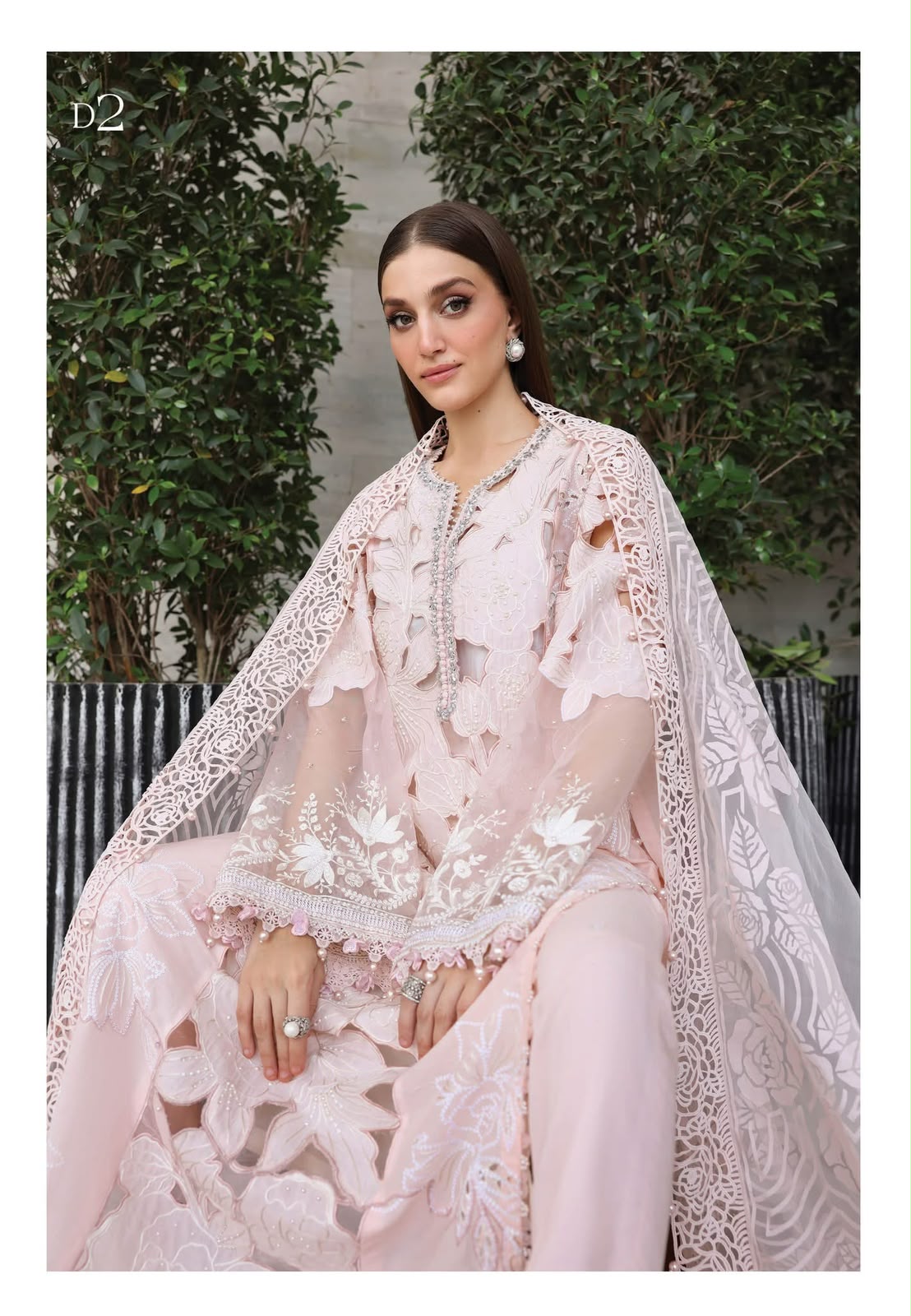 Premium Luxury Lawn 3PC Suit - Intricate Embroidered Masterpiece