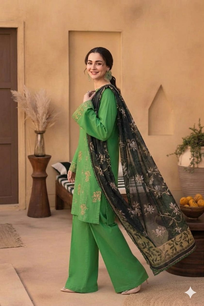 3PIECE Luxury Embroidered Collection