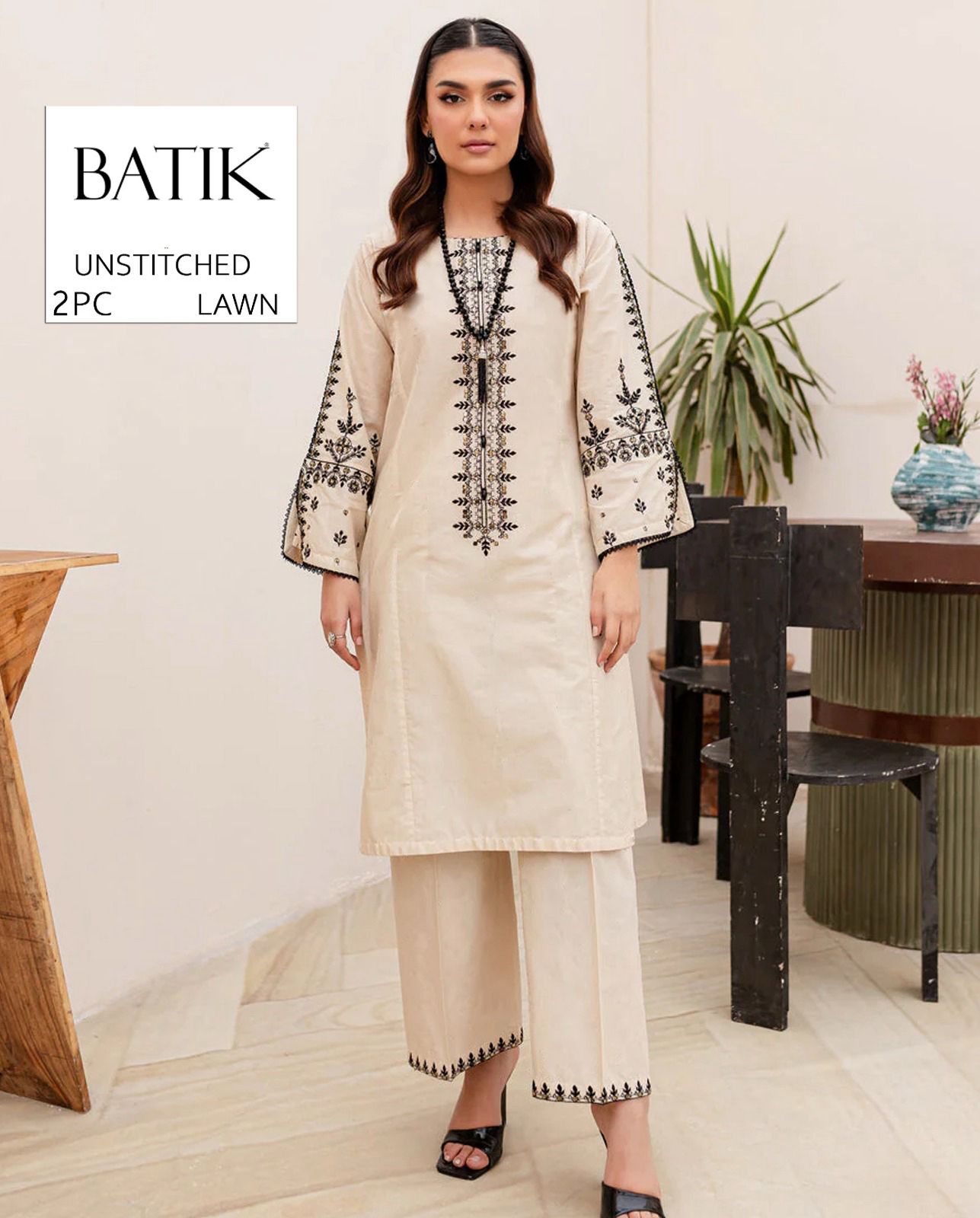 2PC Summer Collection Lawn Suit