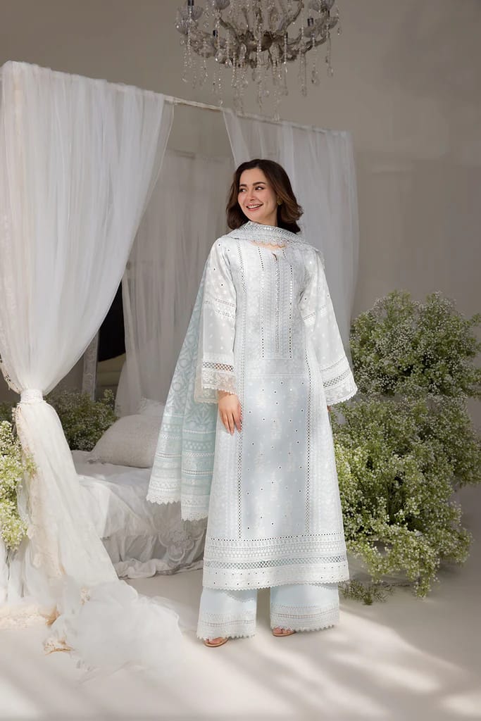 3PIECE Luxury Embroidered Chikenkari Collection