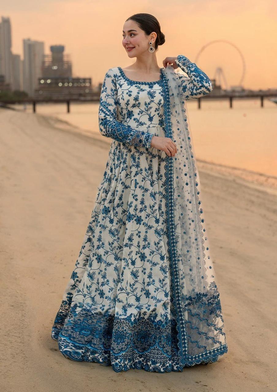 3 Piece Embroidered Maxi Dress