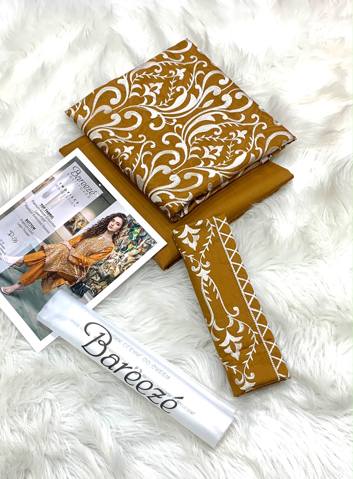 2PC Bareeze Luxury Embroidered Collection