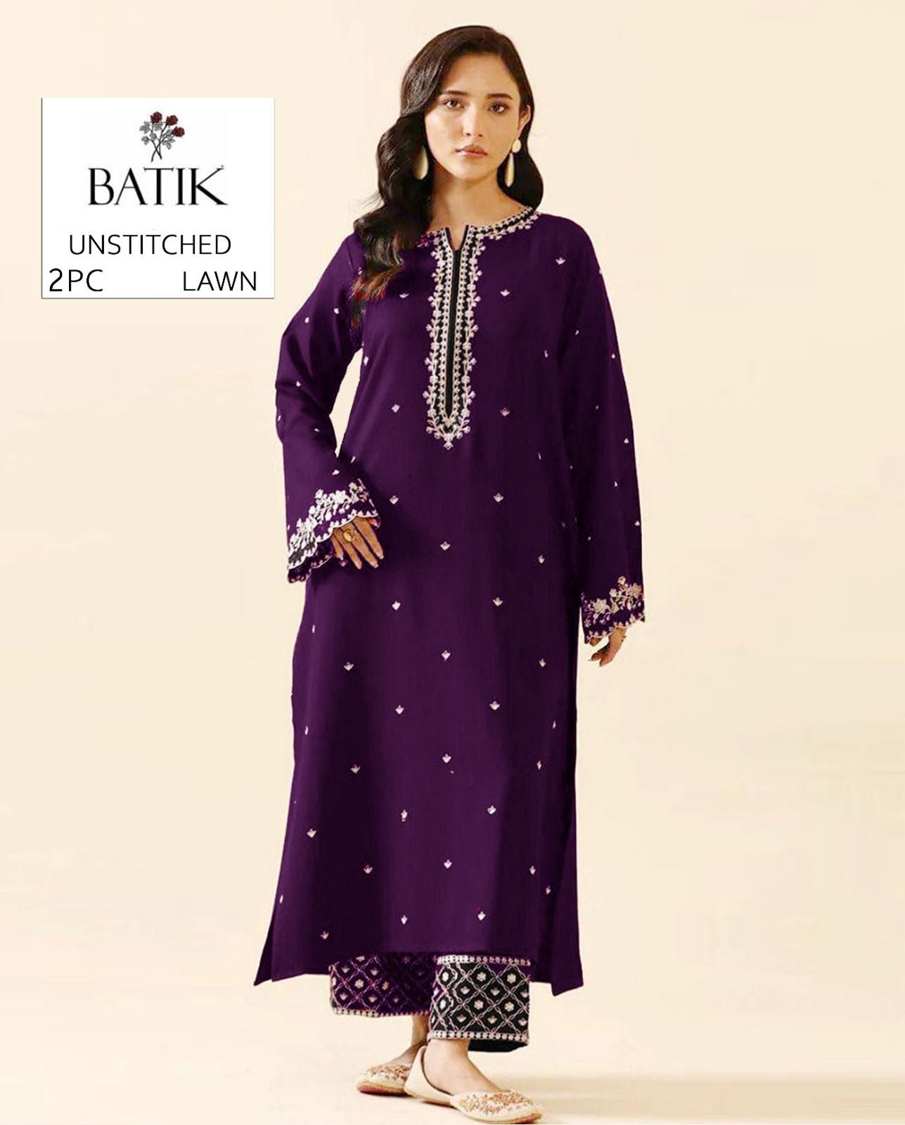 2PC Summer Collection Lawn Suit