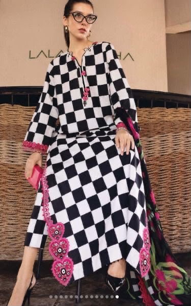 Premium Tie-N-Die Digital Printed 3PC Shamooz Silk Suit