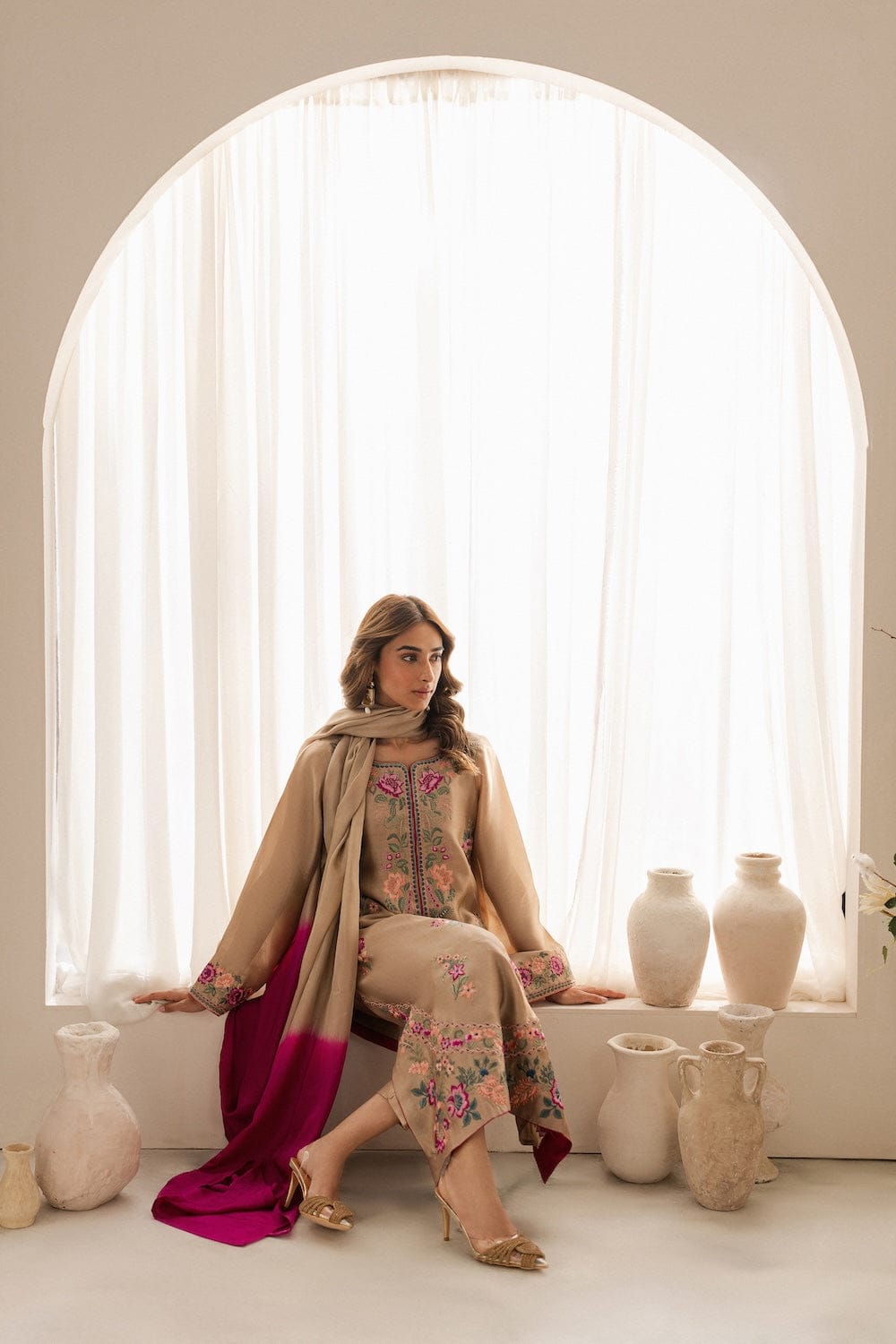 3PIECE Luxury Embroidered Summer Collection
