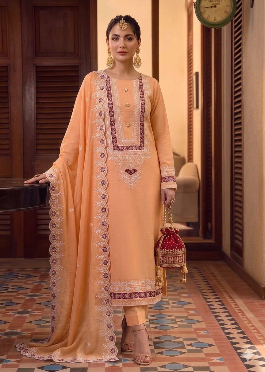 3PIECE Embroidered Summer Collection
