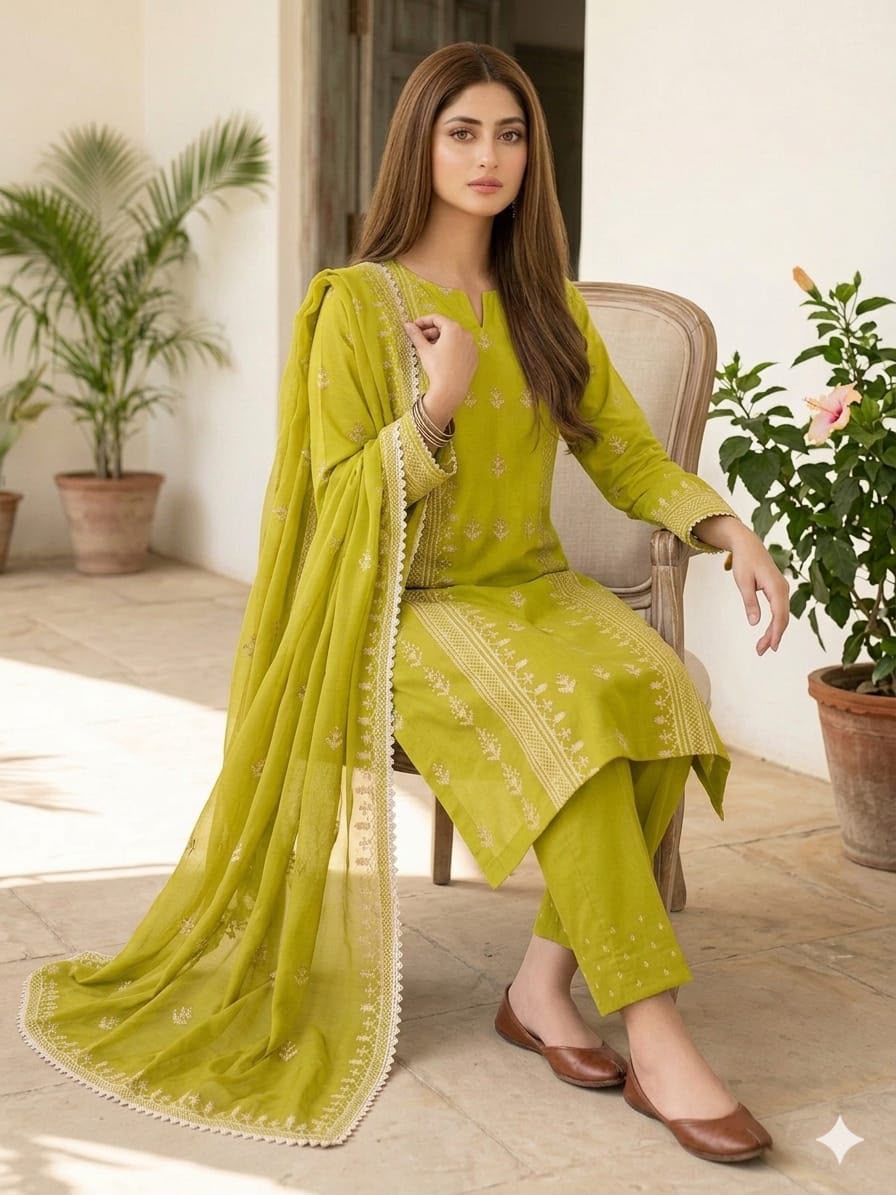 3PIECE Luxury Embroidered Collection