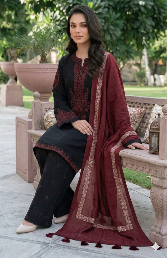 3PIECE Luxury Embroidered Collection