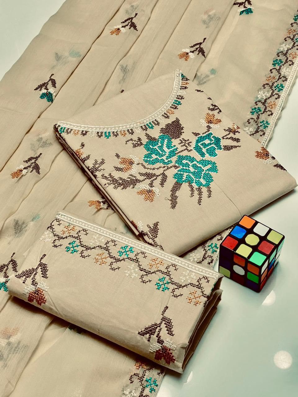 3PIECE Embroidered Summer Collection
