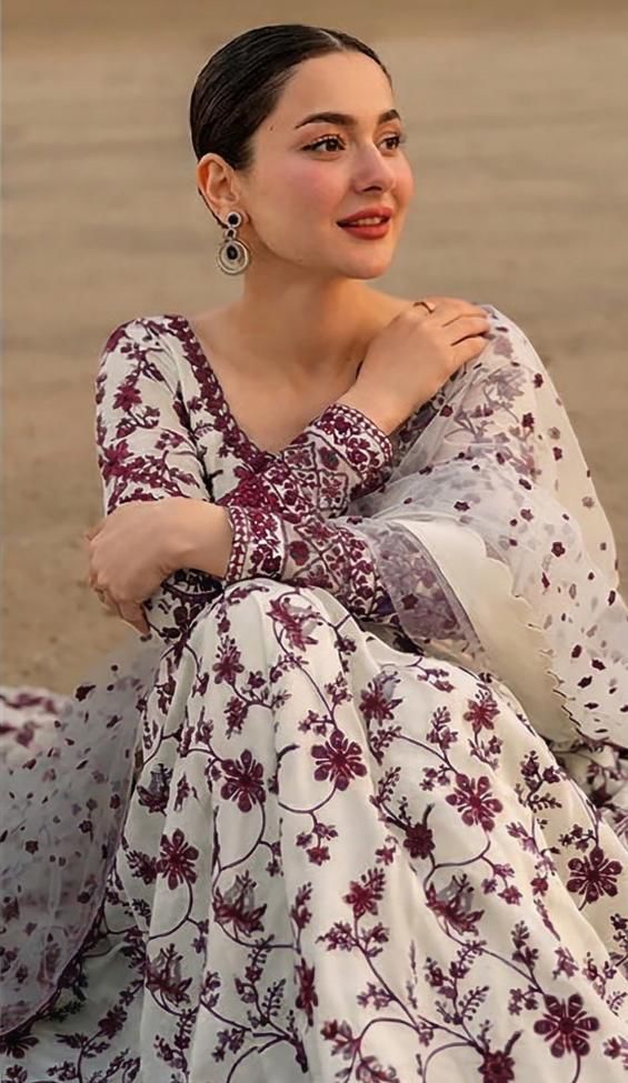 3 Piece Embroidered Maxi Dress