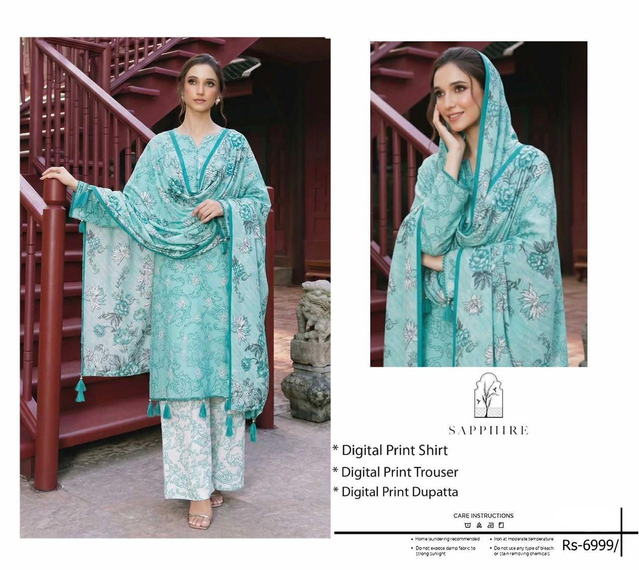3Piece Summer Collection Lawn Suit