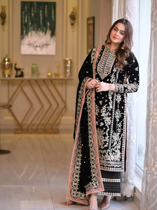 3PIECE Luxury Embroidered Chikenkari Collection