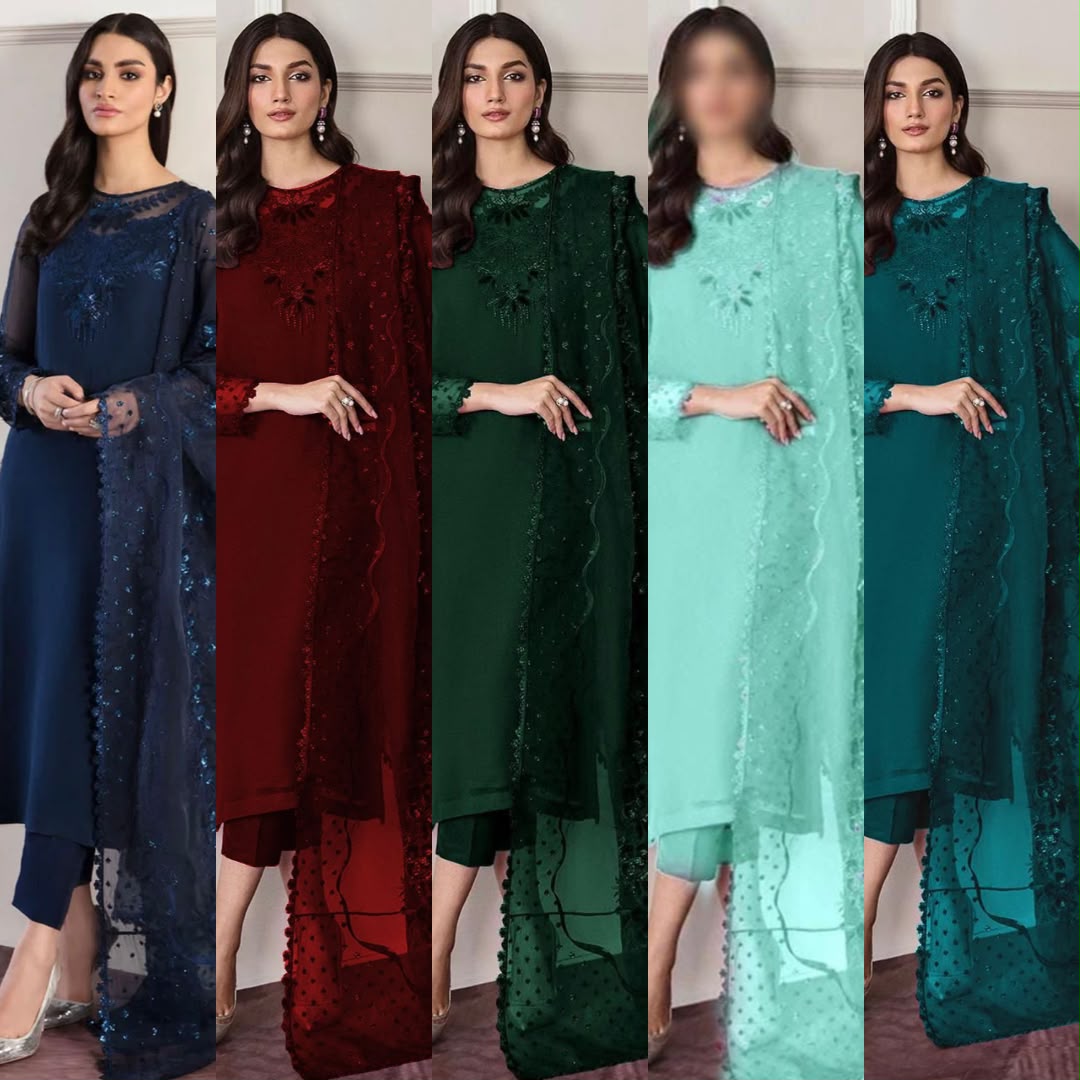 3PIECE Embroidered Summer Collection