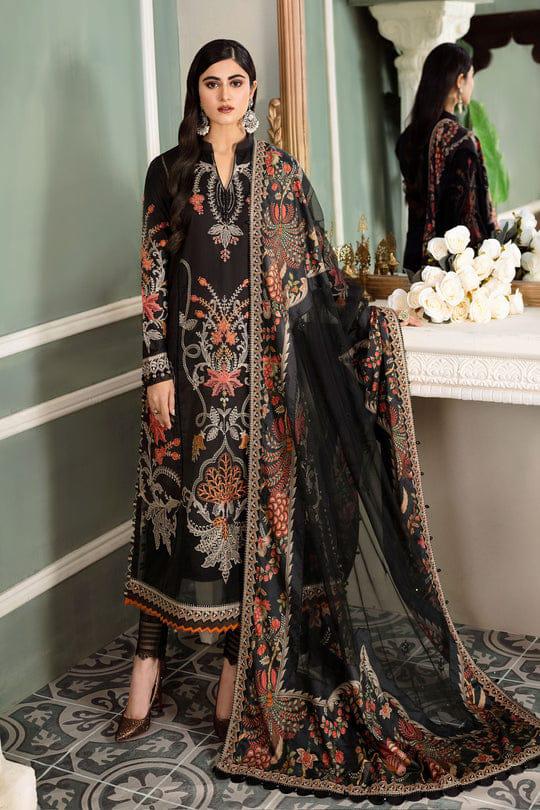 Maria B Inspired Premium Sateen Lawn Embroidered Suit