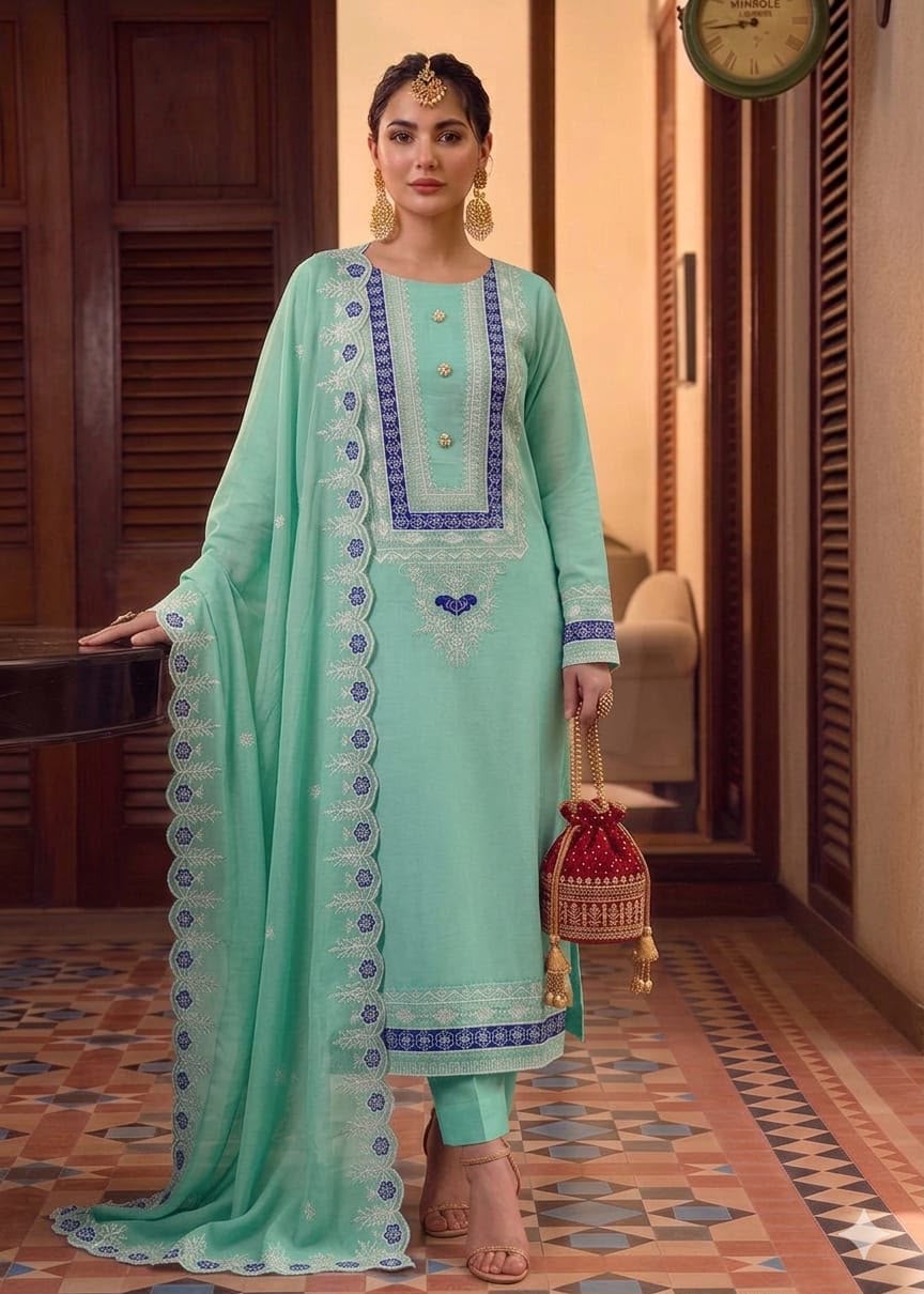 3PIECE Embroidered Summer Collection