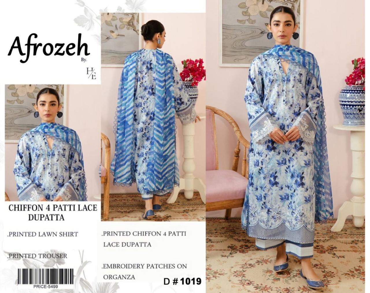 3PIECE DIGITAL Printed Lawn Collection
