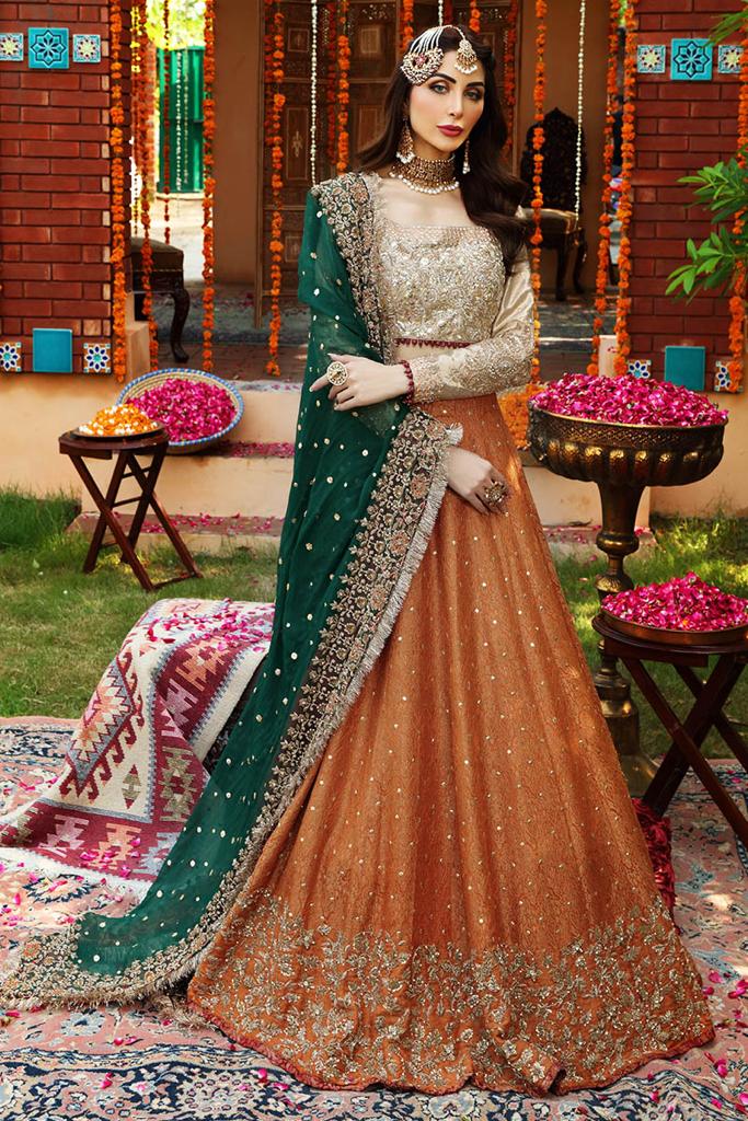 Ayesha Imran Bridal Maxi - Heavily Embroidered Luxury Long Frock