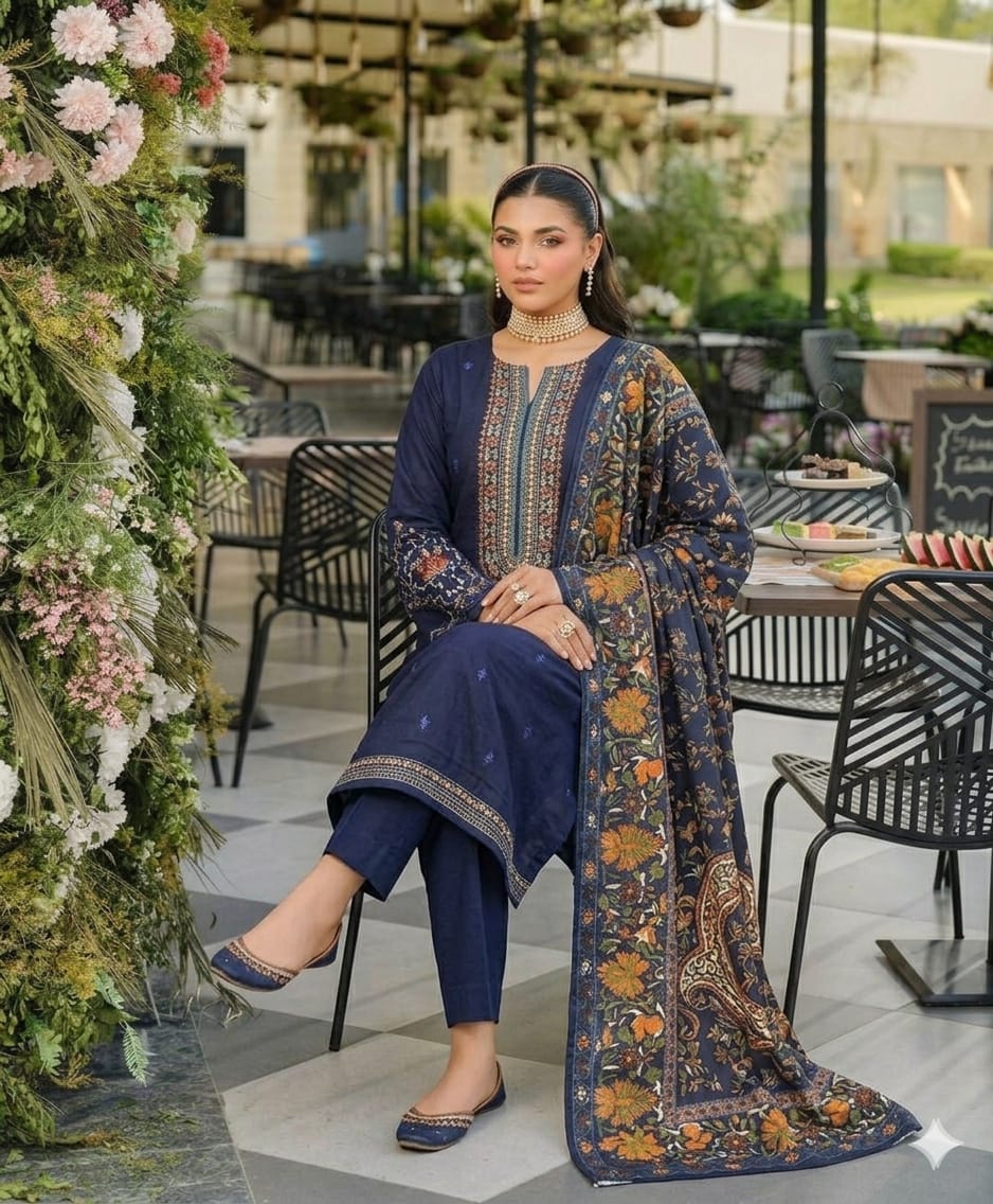 3PIECE Embroidered Summer Collection
