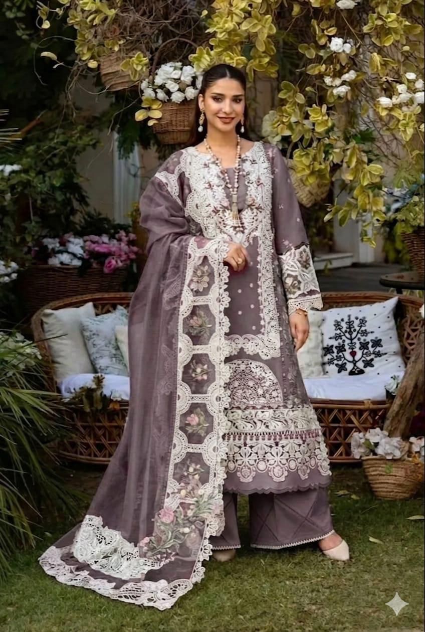 3PIECE Luxury Embroidered Chikenkari Collection