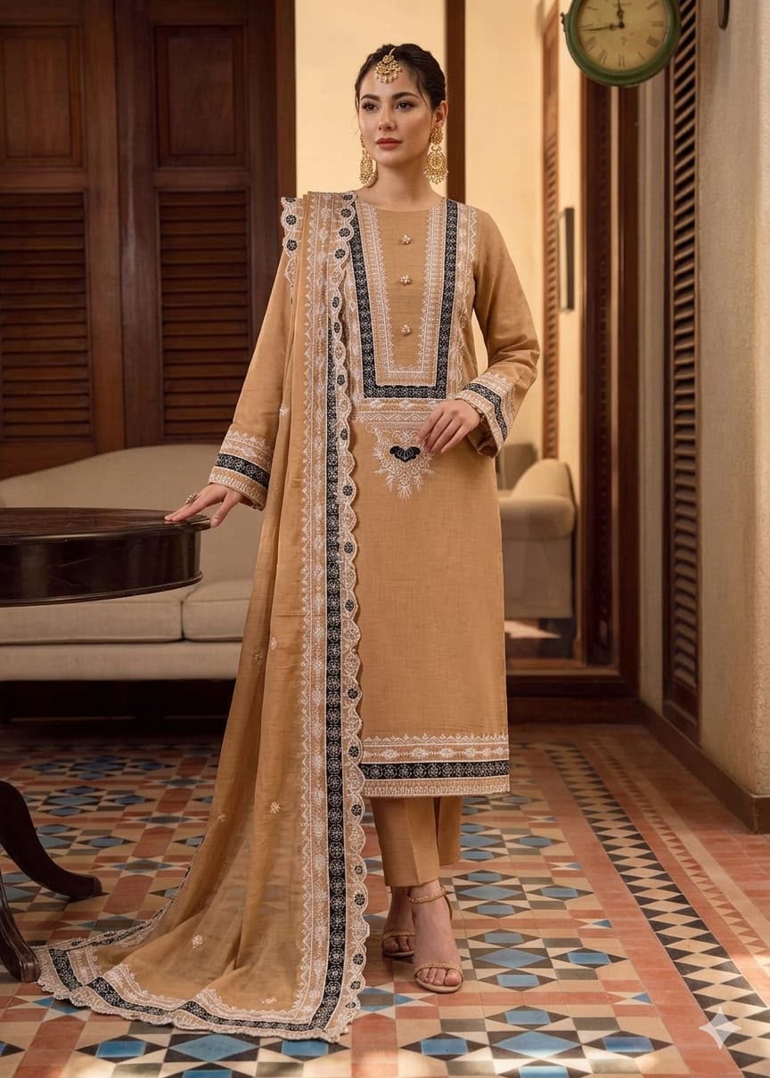 3PIECE Embroidered Summer Collection