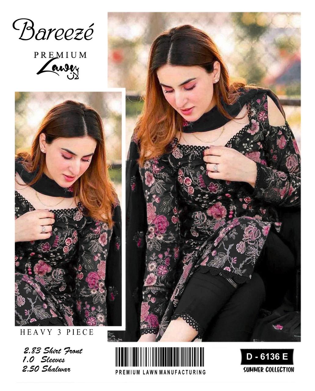 3PIECE Embroidered Summer Suit
