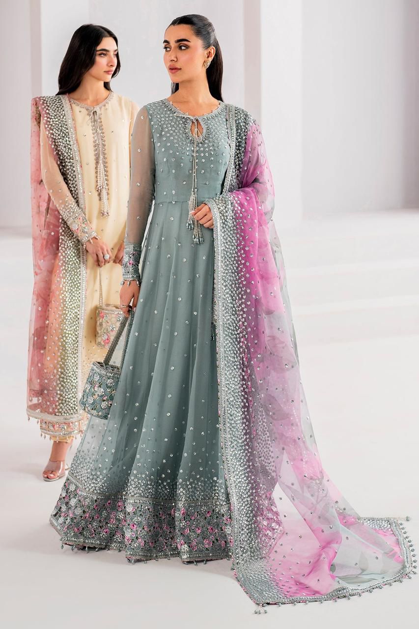 3PIECE Luxury Embroidered Maxi dress