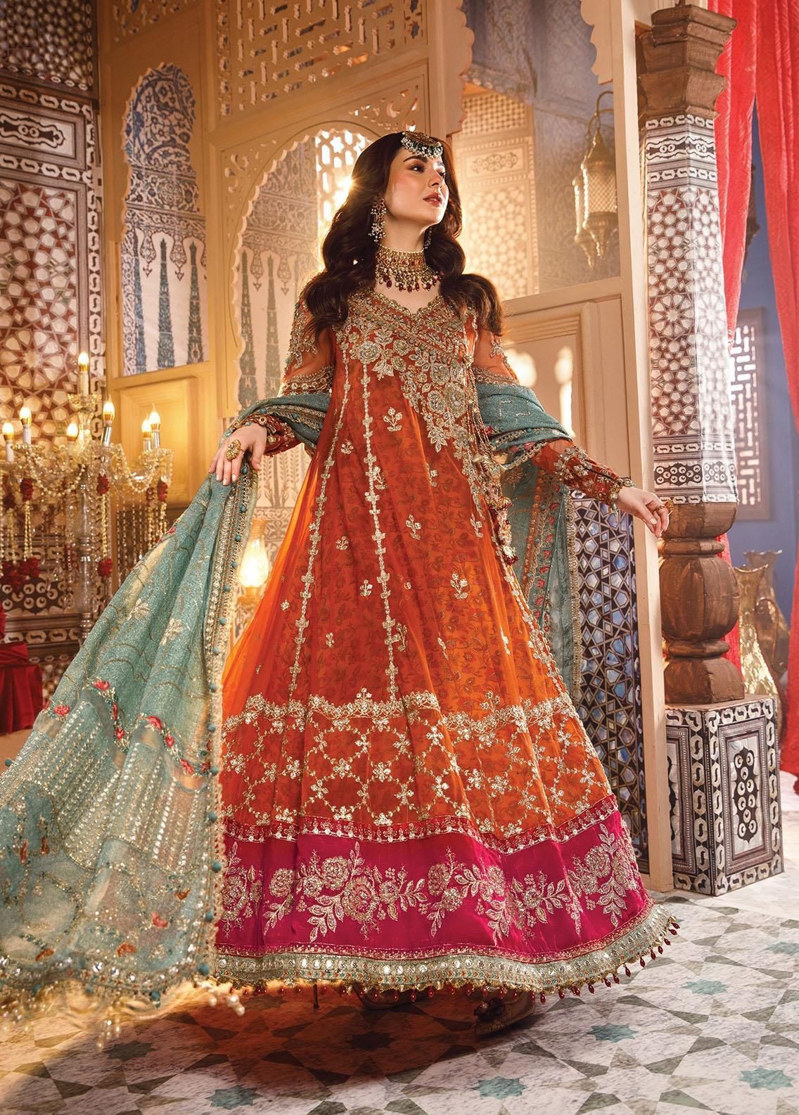 3PIECE Luxury Embroidered Net Maxi with heavy embroidered sequence Dupatta