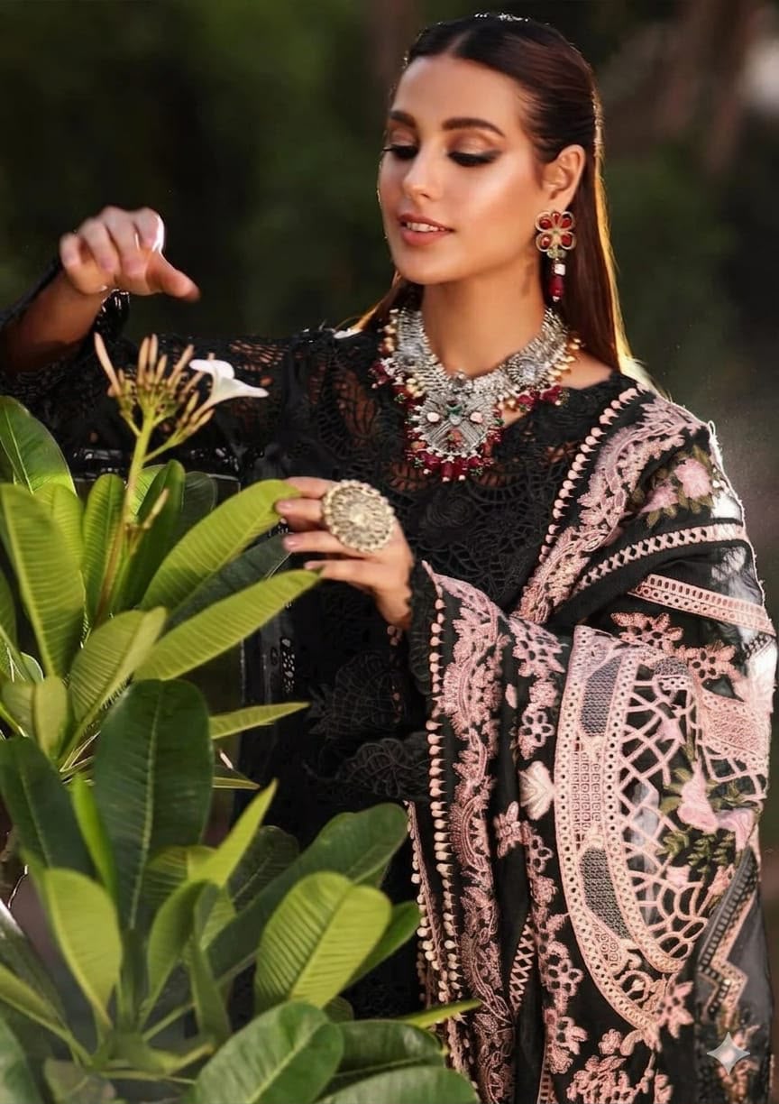 3PIECE Luxury Embroidered Chikenkari Collection