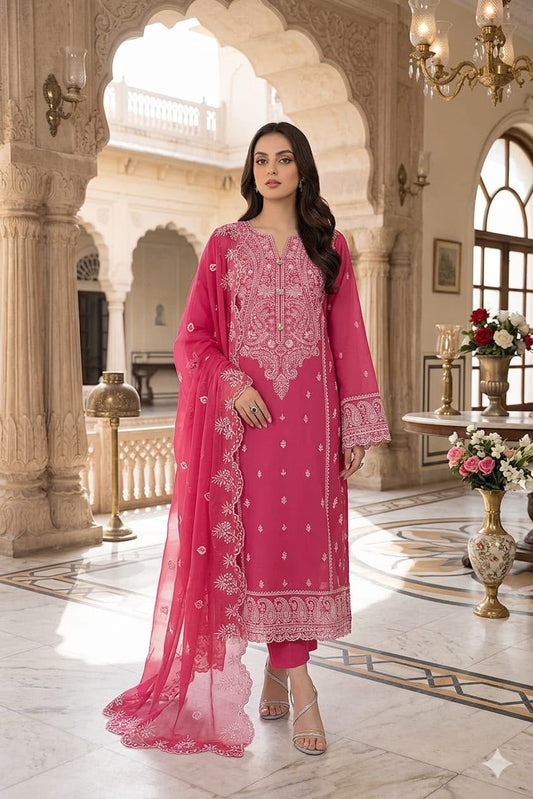 3PIECE Embroidered Summer Collection