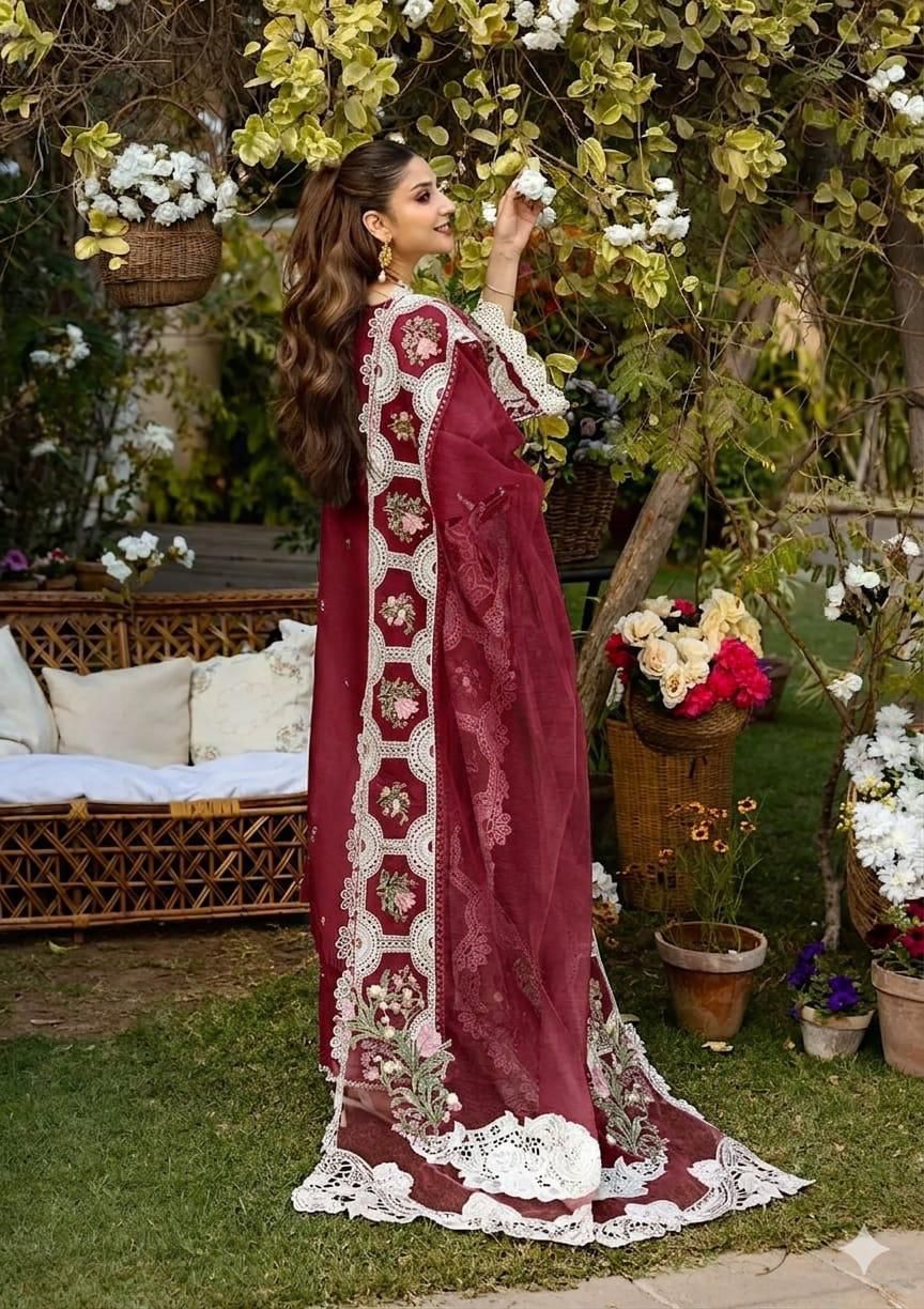 3PIECE Luxury Embroidered Chikenkari Collection
