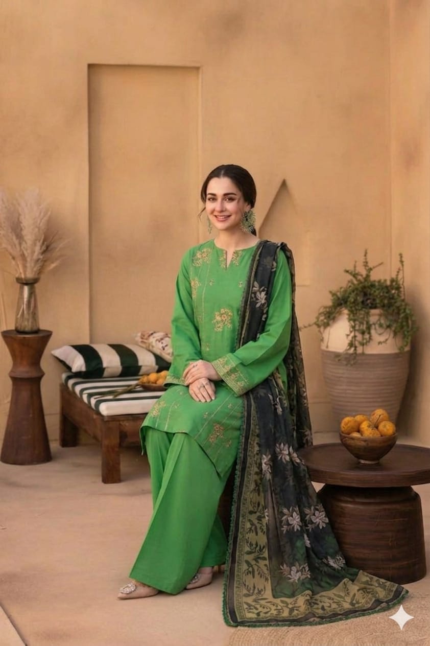 3PIECE Luxury Embroidered Collection