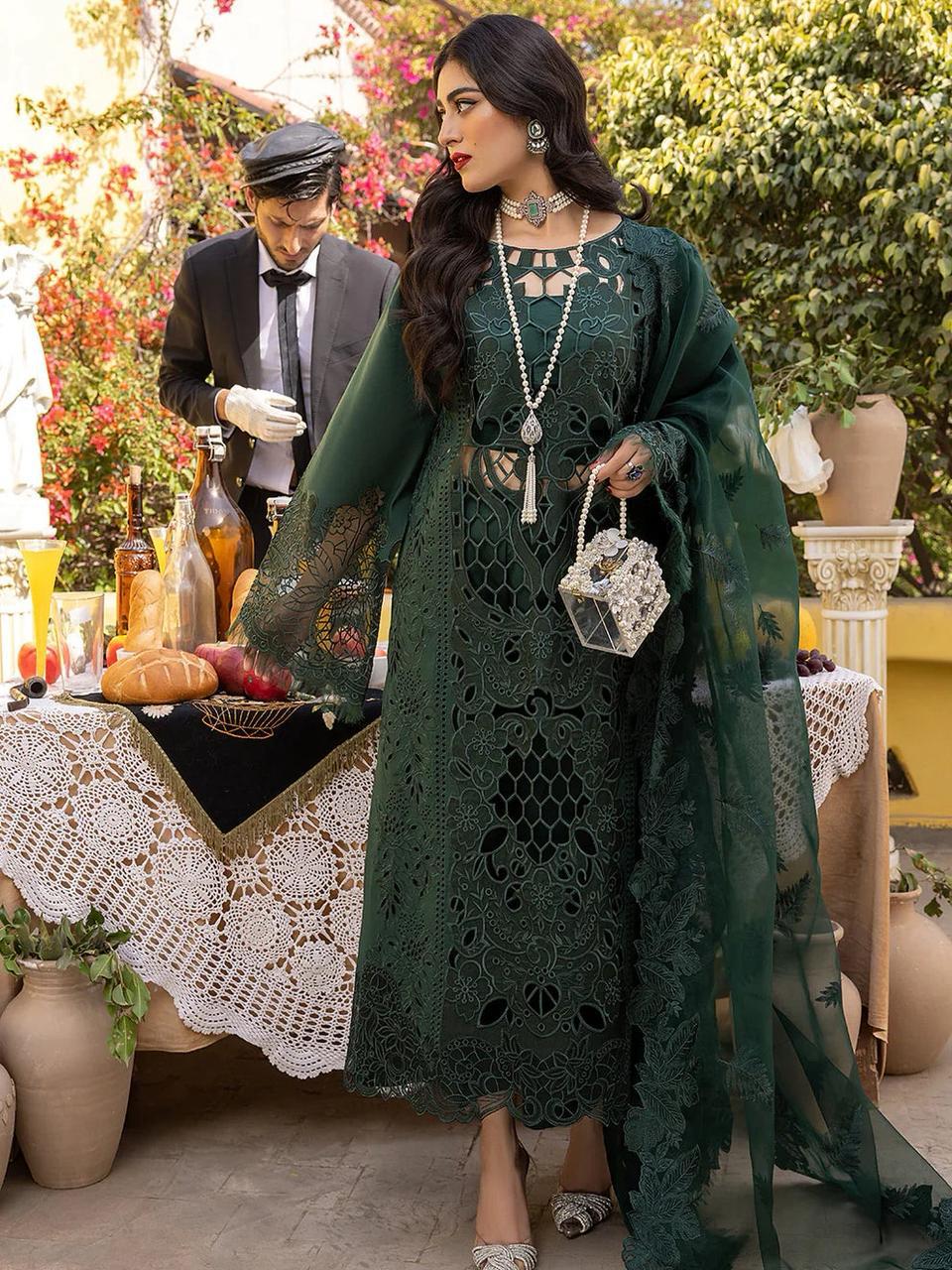 3PIECE Luxury Embroidered Cutwork Collection
