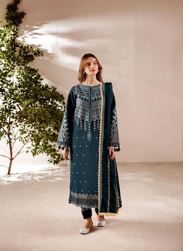 3PIECE Luxury Embroidered Chikenkari Collection