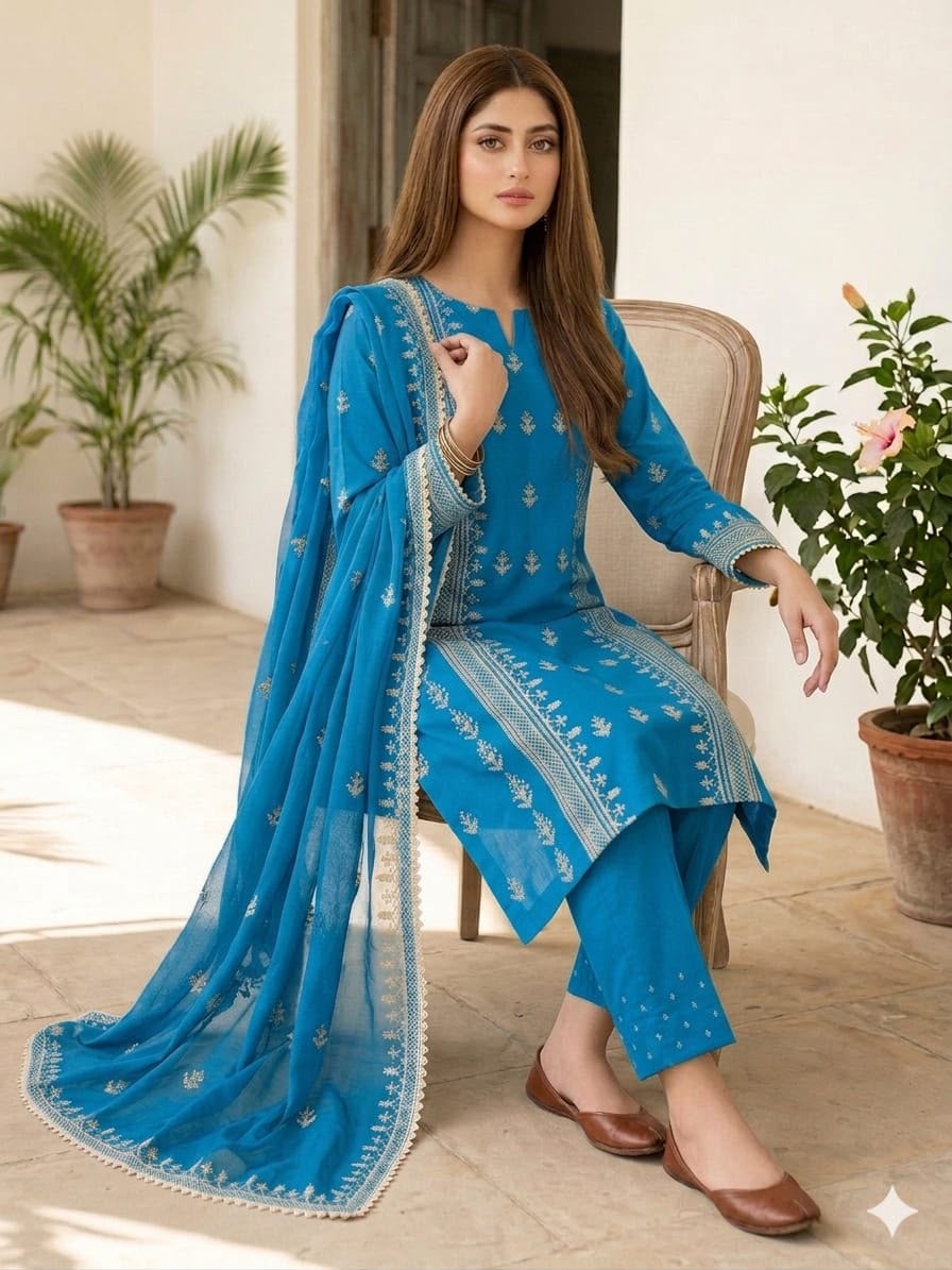 3PIECE Luxury Embroidered Collection